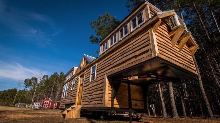 39ft Rustic Gooseneck Tiny House on Wheels