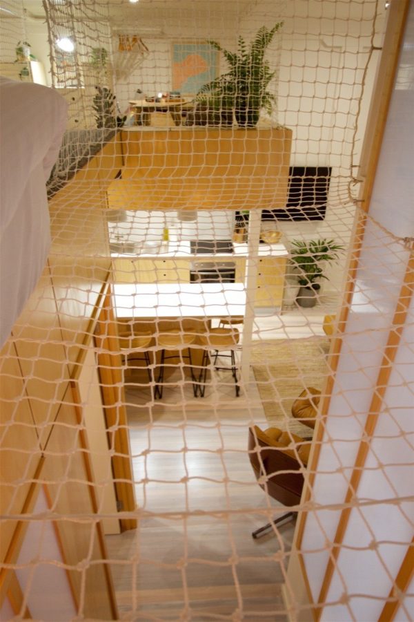 View of Tiny Apartment Renovation