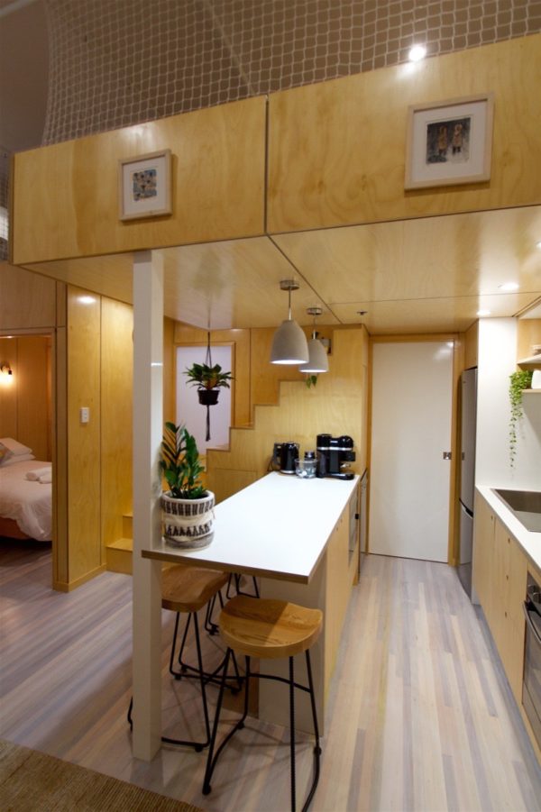 View of Tiny Apartment Renovation