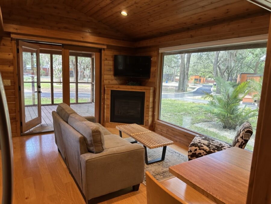 Inside the Classic Park Model Tiny Home in Florida