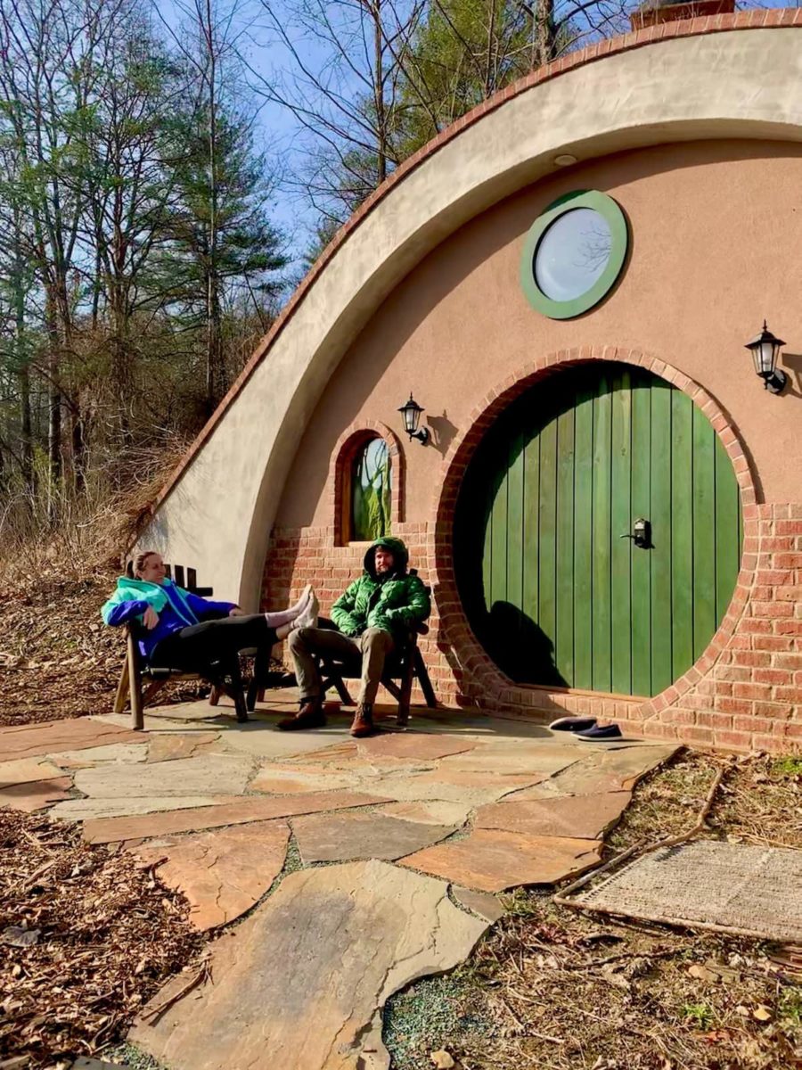 Hobbit Style Underground Cabin 1