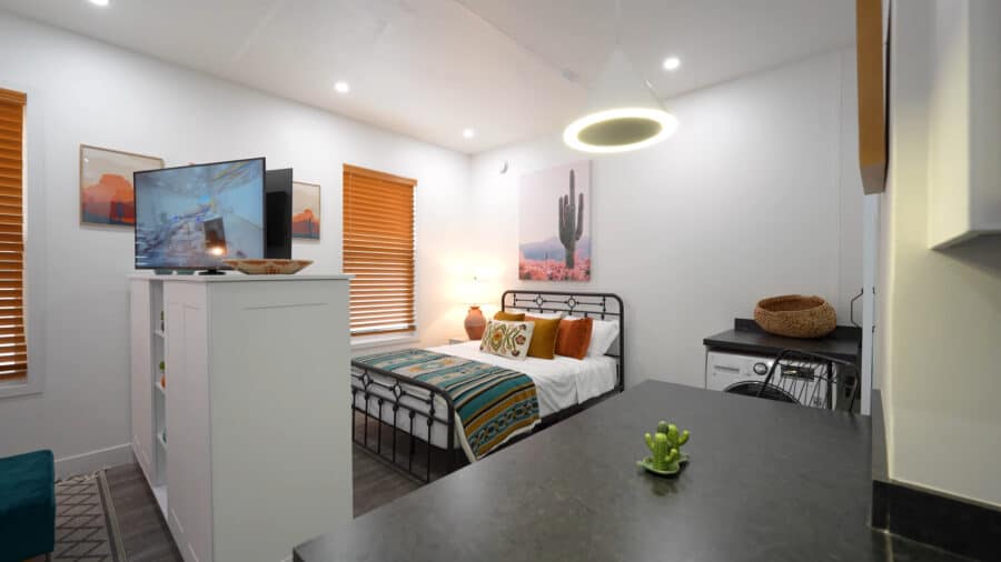 Boxabl Casita complete exterior showing foldable modular design