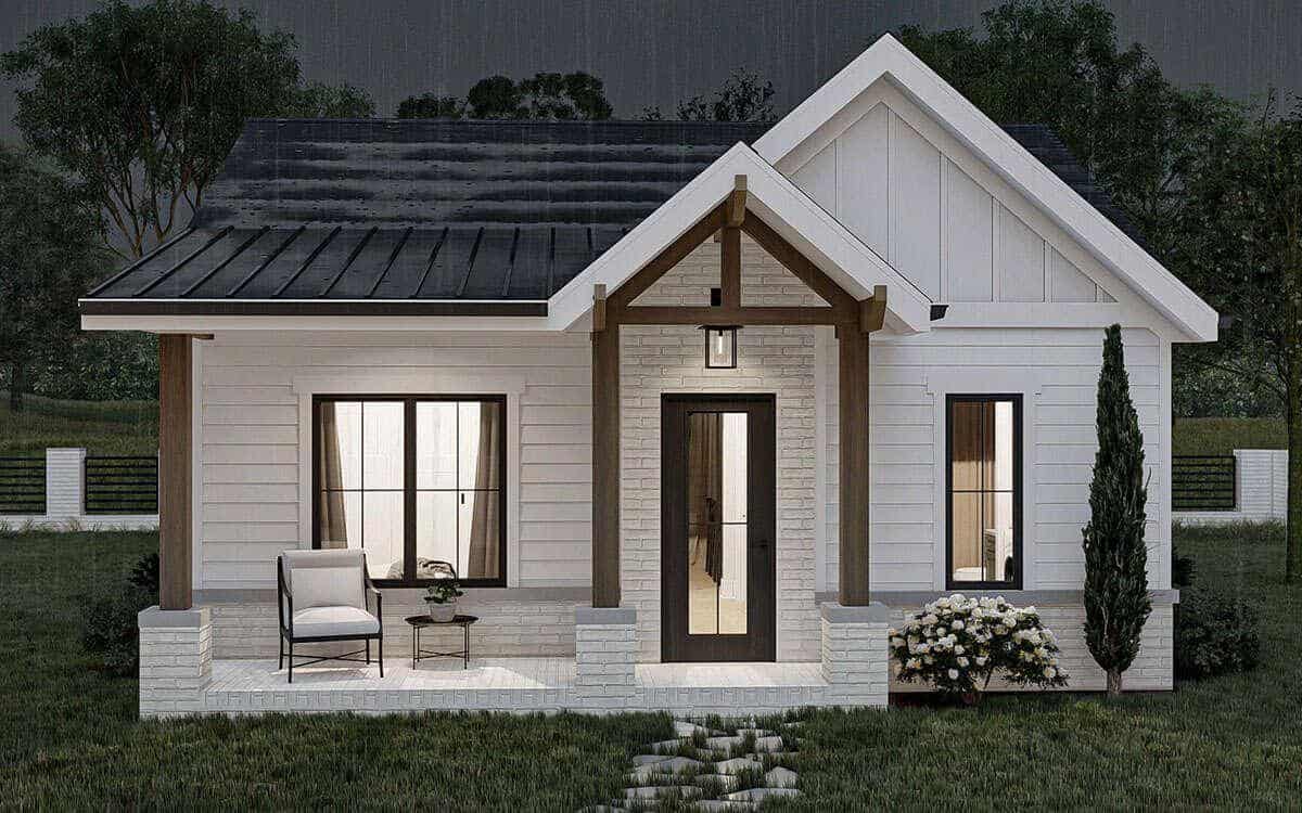 Cozy 651 sq ft Cottage with Front Porch