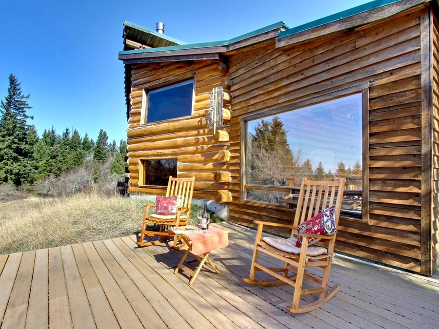 Humble Log Cabin with Magical Views