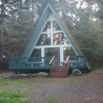708 SF A-frame Cabin 001