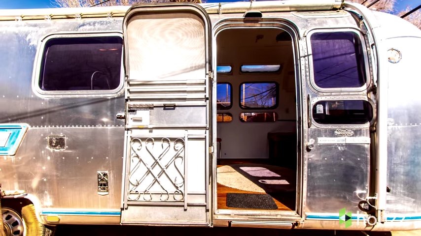 70s Airstream Renovation Dad and Daughter Living Simply 007