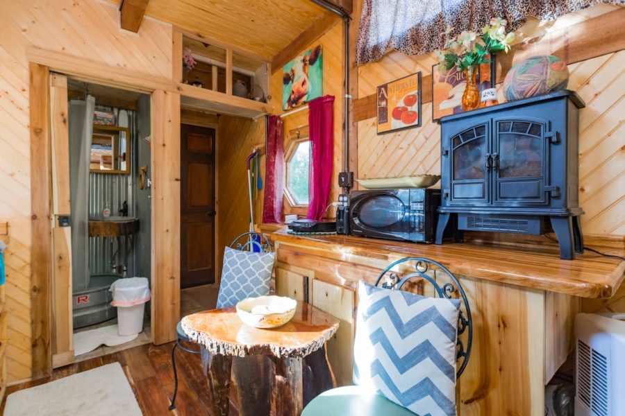 “Hillbilly Chic” Limerence Tiny House (180 sq. ft.) 9