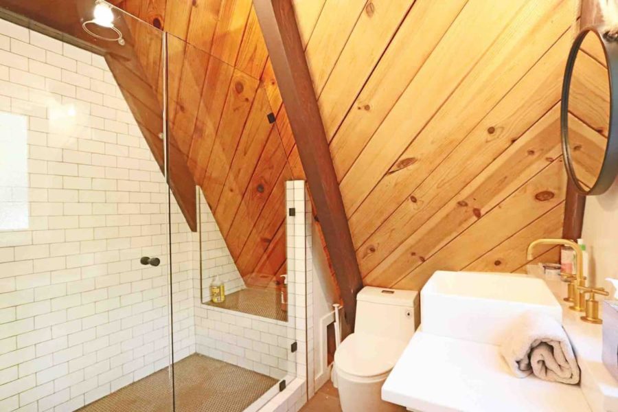 Tahoe A-frame Renovation with Mid-Century Charm 27