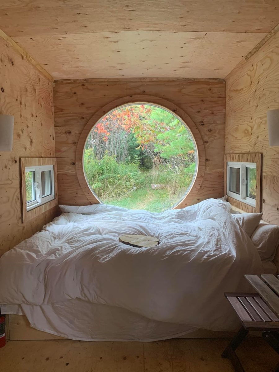Tiny House in Toronto With Large Round Window