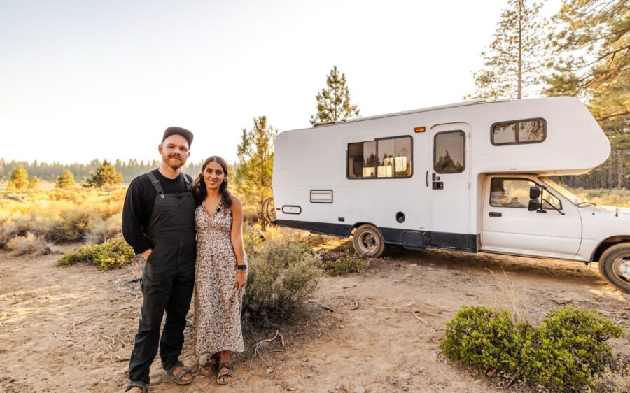 93′ Toyota Camper Turned Cute Tiny Home 3