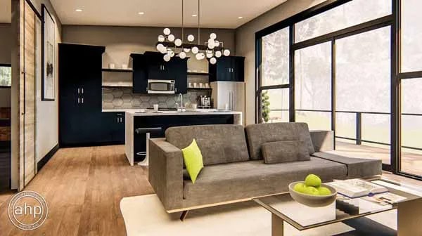 932 sq ft Modern House w: Ground Floor Garage 5