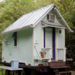 98 Sq Ft Historic Simple Tiny House on Wheels 0057
