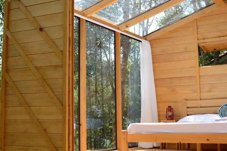 Glass Tiny House Getaway in Remote Brazilian Forest