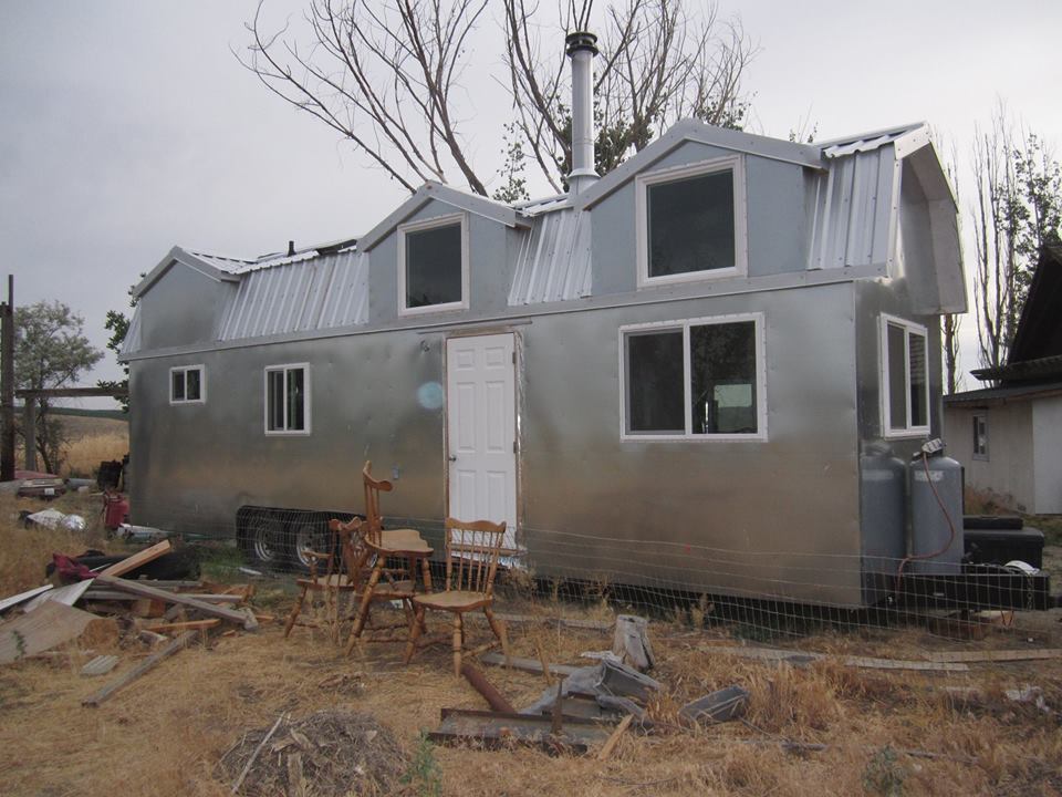 A Mostly Metal Tiny House on Wheels