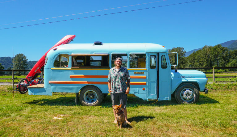 Young Man Builds Epic School Bus Tiny House for Only $4,500