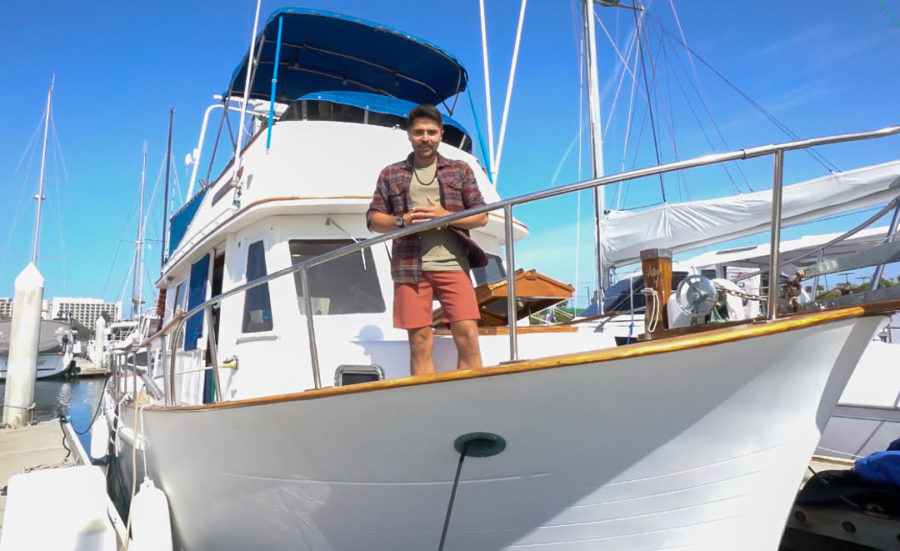 Active Duty Navy Officer & His Trawler Tiny Home 2