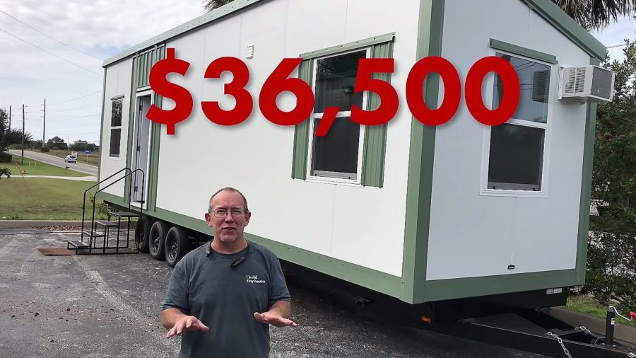 Affordable Tiny House – 34ft with Main Floor Bedroom Built by Core Housing Solutions