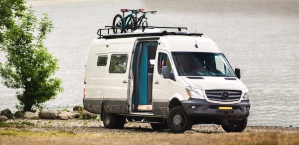 Dually 4×4 Sprinter Van Conversion by Outside Van