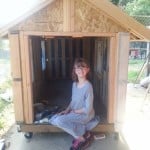 9 year old builds micro house