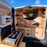 Amazing Rear Kitchen in Recycled Van Conversion 3