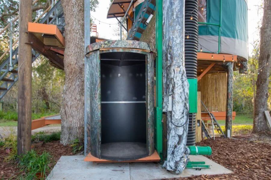 Amazing Treehouse Yurt Vacation Experience in Florida via Dan And Deborah Airbnb 007