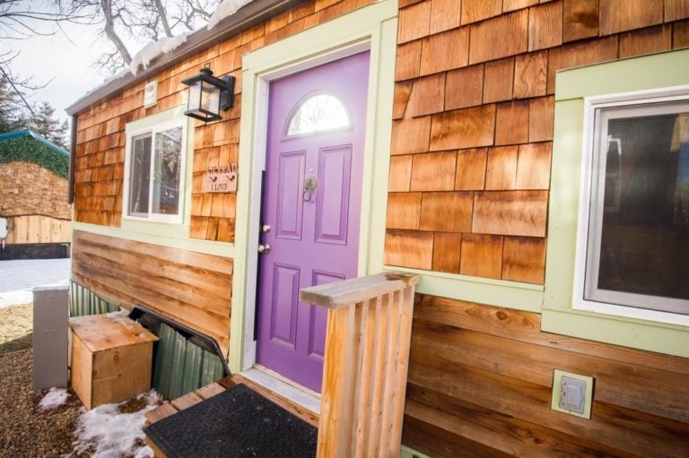Anita’s Lilypad Tiny House Vacation at WeeCasa Tiny House Resort in Lyons, Colorado