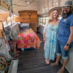 Artist Couple Traveling The Country in DIY Skoolie 4