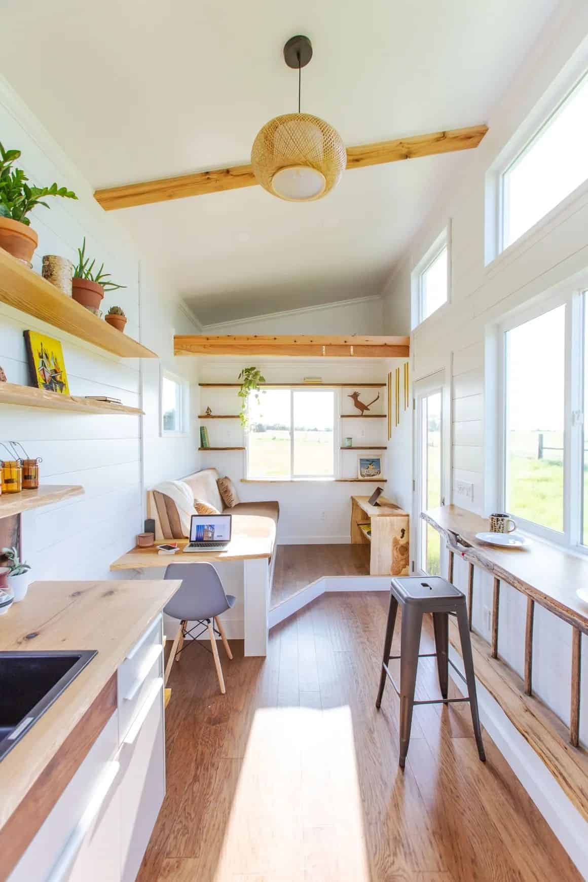 Stylish Ash Tiny Home with Home Office by Made Relative