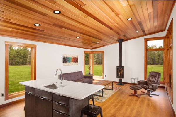 Aspen Model Home Kitchen & Living Room