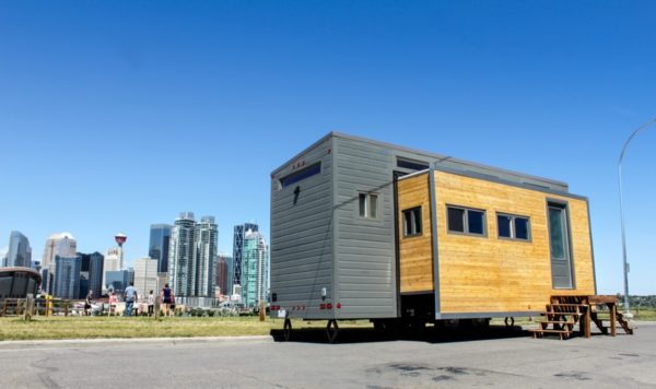 Aurora Tiny House That Expands with Huge Slide Outs the Aurora THOW 001