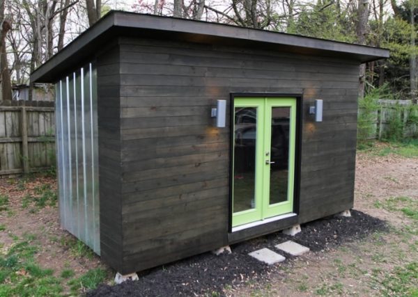 Backyard Studio Tiny House Plans 001