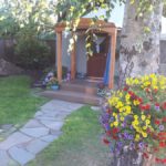 Backyard garden yurt in Portland 19