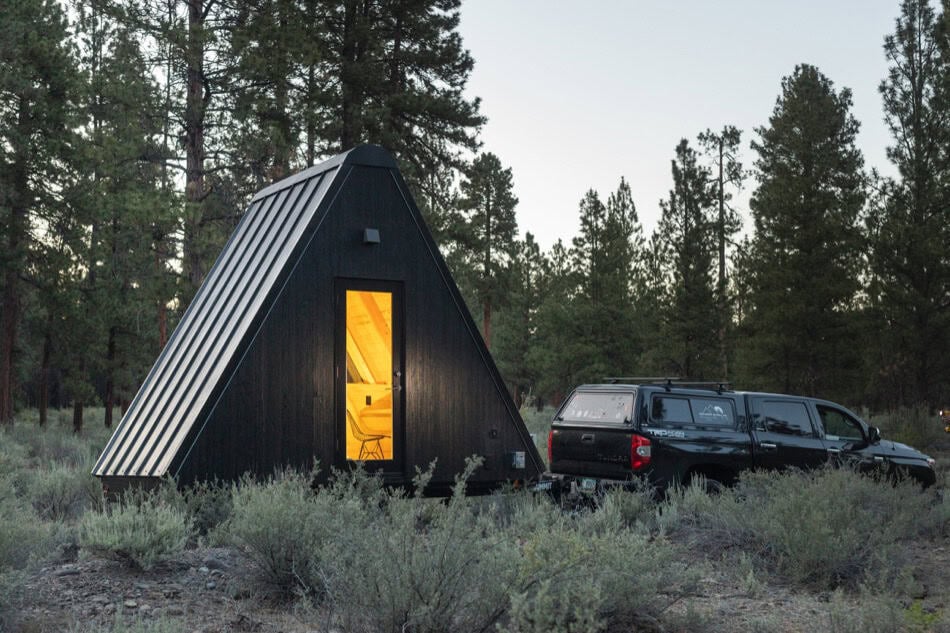 Tiny A-frame Tiny House on Wheels