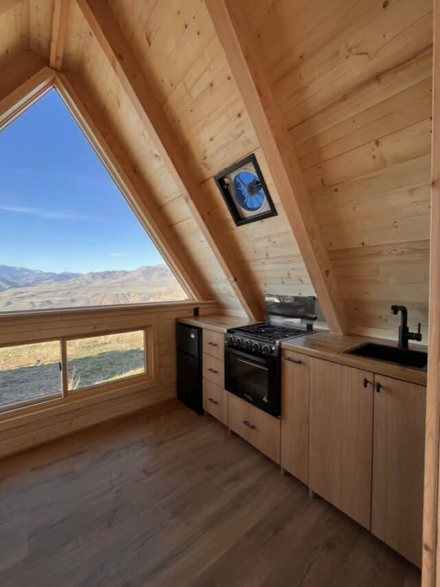 Modern A-frame Tiny Houses on Wheels by Bivvi Camp