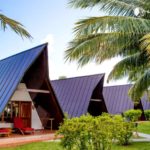 Beachfront Thatched Roof A-frame Tiny Cabins 001