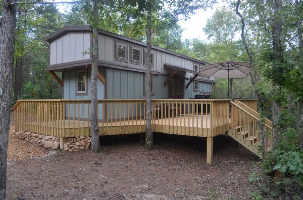 Beautiful Tiny House with Large Deck For Sale 001