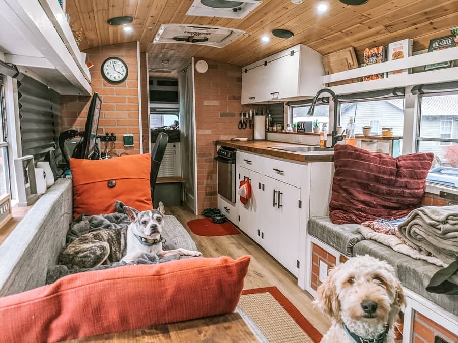 Bicyclists Spend Two Years Creating Awesome Bus Home 9