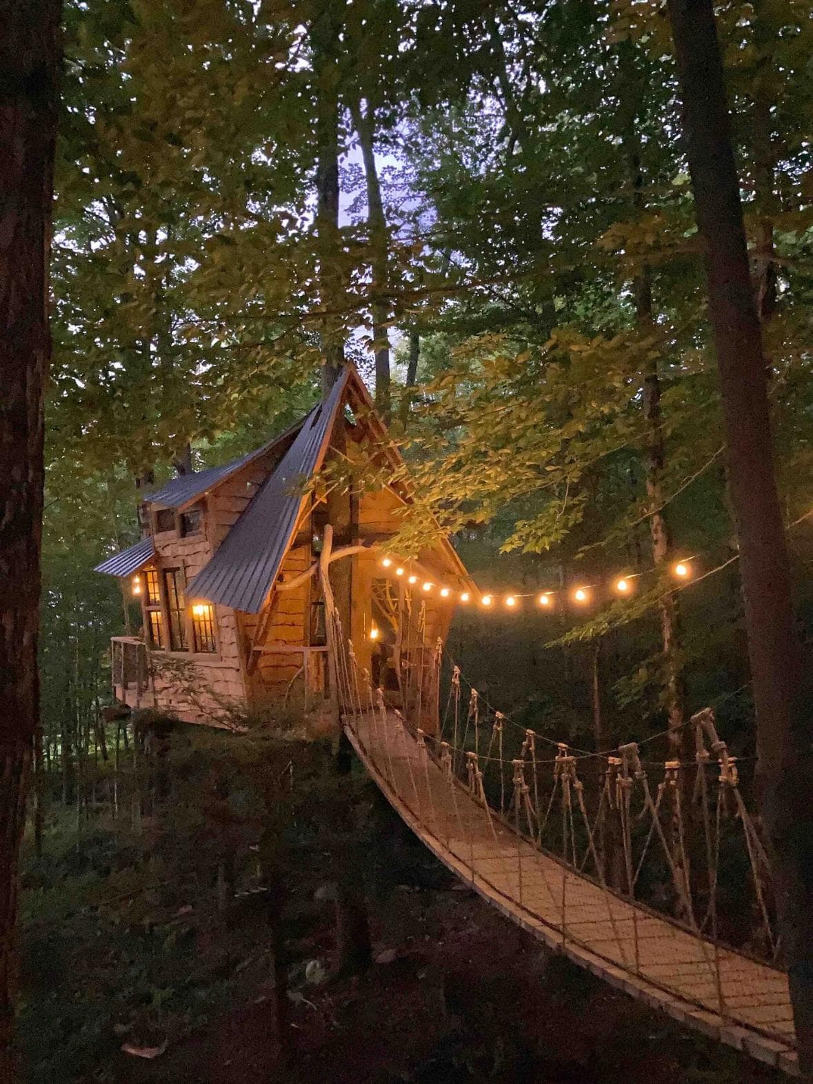 Tiny House Treehouse with Mountain Views