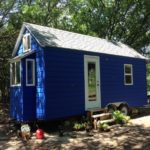 Blue Tiny House on Wheels For Sale in Hesston 001