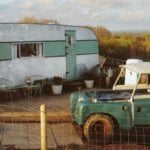 Bluebird Penthouse Trailer Cabin with Land Rover Hot Tub via Ralph Airbnb 001