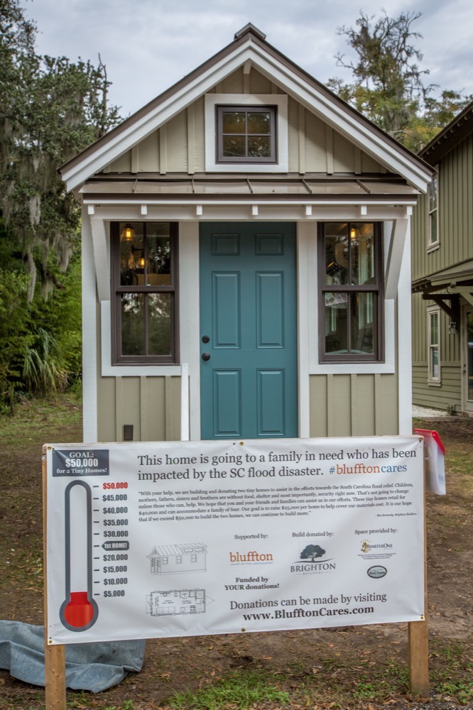 People Building Tiny Homes for Flood Victims in South Carolina