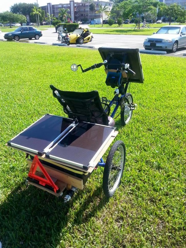 Bob Sheratons Solar Powered Trike 002