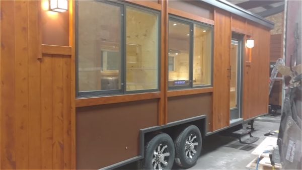 Boho XL Tiny House with Main Floor Bedroom 001