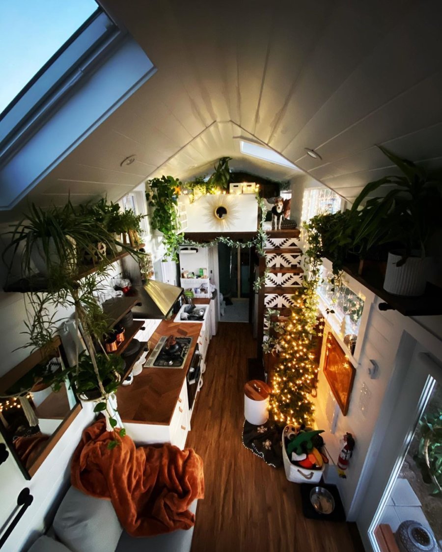 Bornandbound Tiny House With Christmas Decorations
