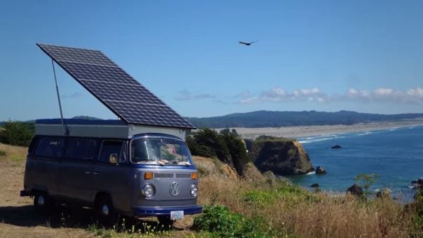 Brett Belans Solar Powered EV VW Bus 001