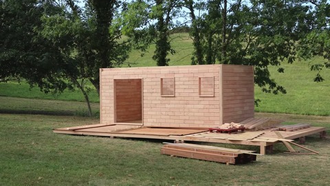 Build A Tiny House with Wooden Bricks
