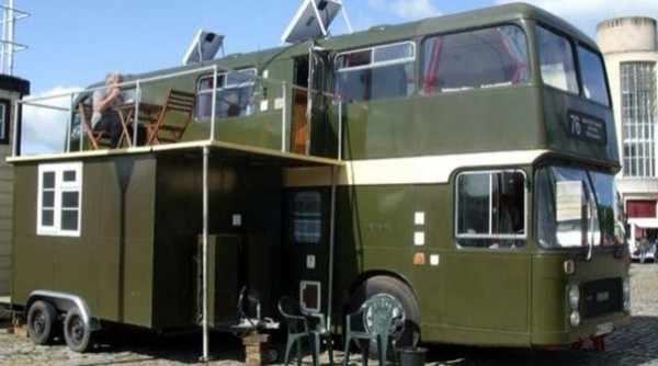 Bristol Couple's Double Decker Bus Conversion