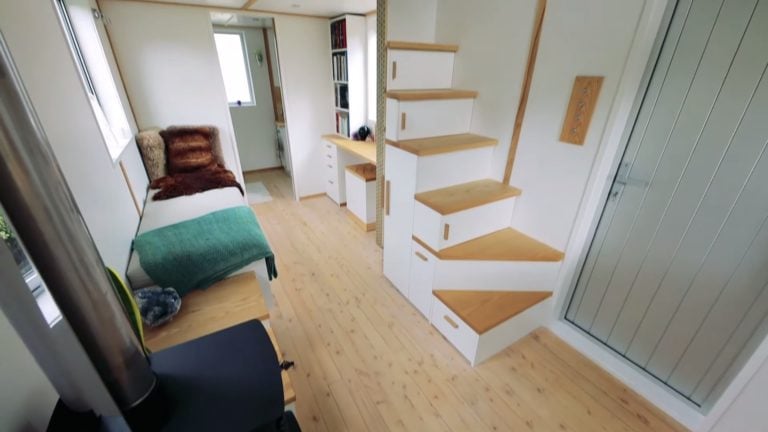 Bryce Langston reveals his tiny home in New Zealand