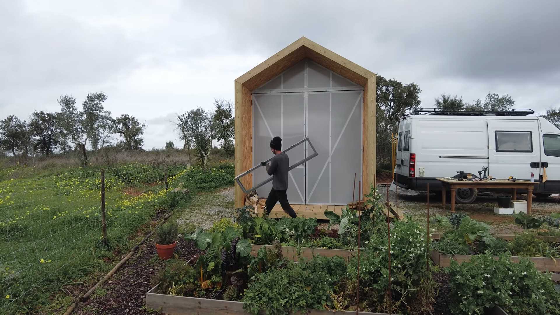 How They Built Their Modern Tiny Cabin