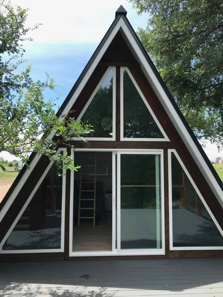 Charming A-Frame Cabin on a Working Ranch Near Austin, Texas